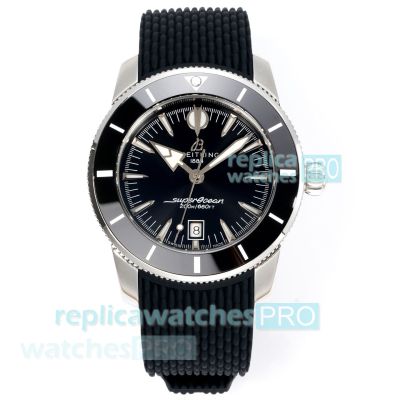 BLS Replica Breitling Superocean Heritage Swiss B31 Watch with Black Rubber Strap 